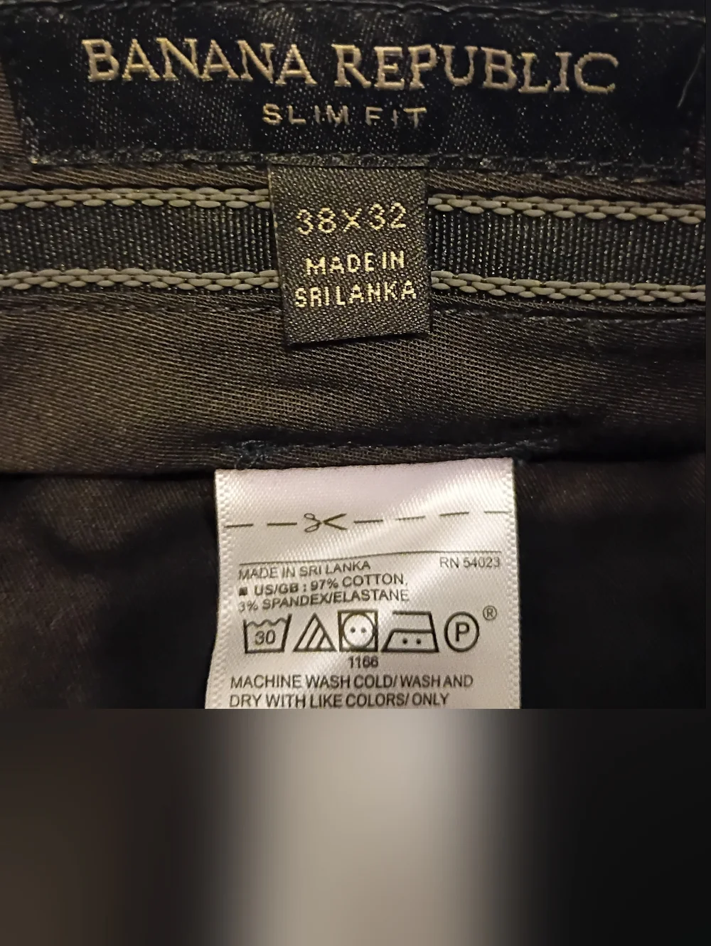 Banana Republic Men's‎ Gray Slim Fit Dress Pants Sz 38/32